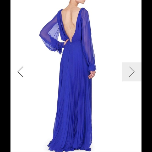 Victoria Beckham Cobalt Blue Evening Gown - Picture 2 of 5